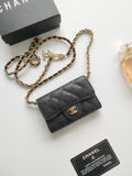 Mini cc [noir] granulé/doré