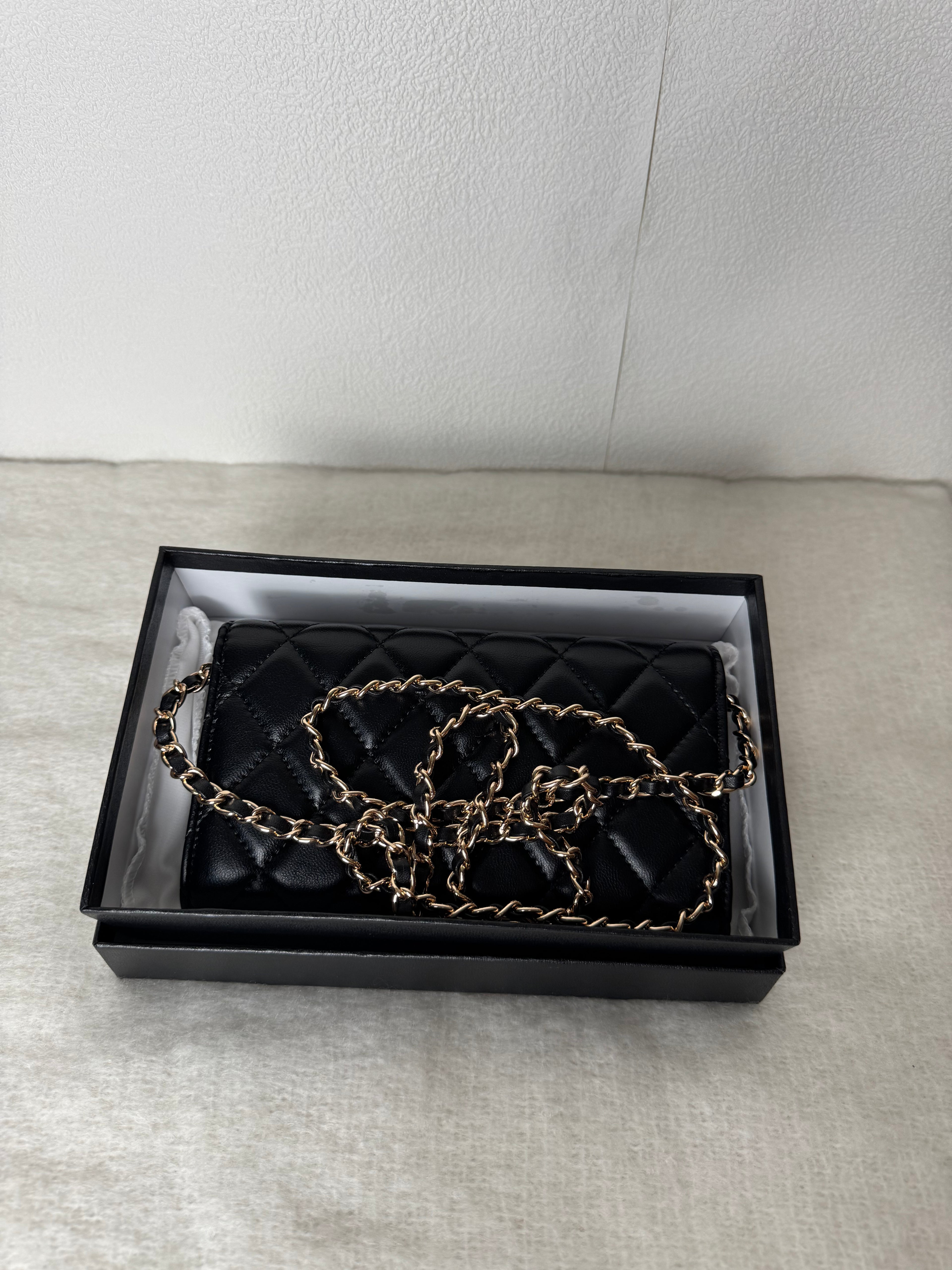 Chanel Wallet [noir/lisse/doré]