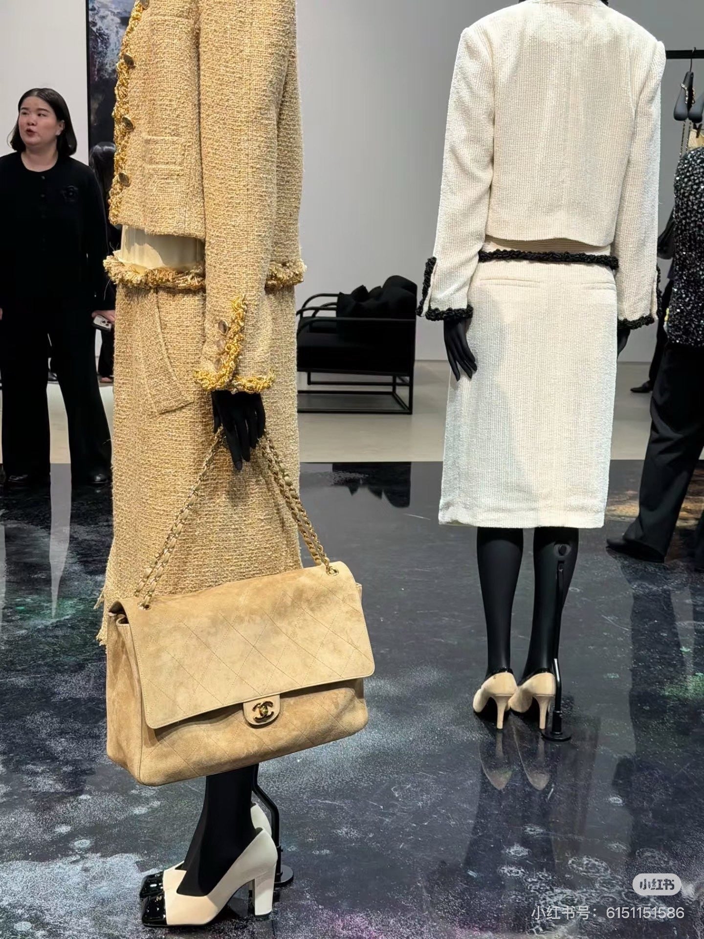 Sac Chanel Timeless Suède