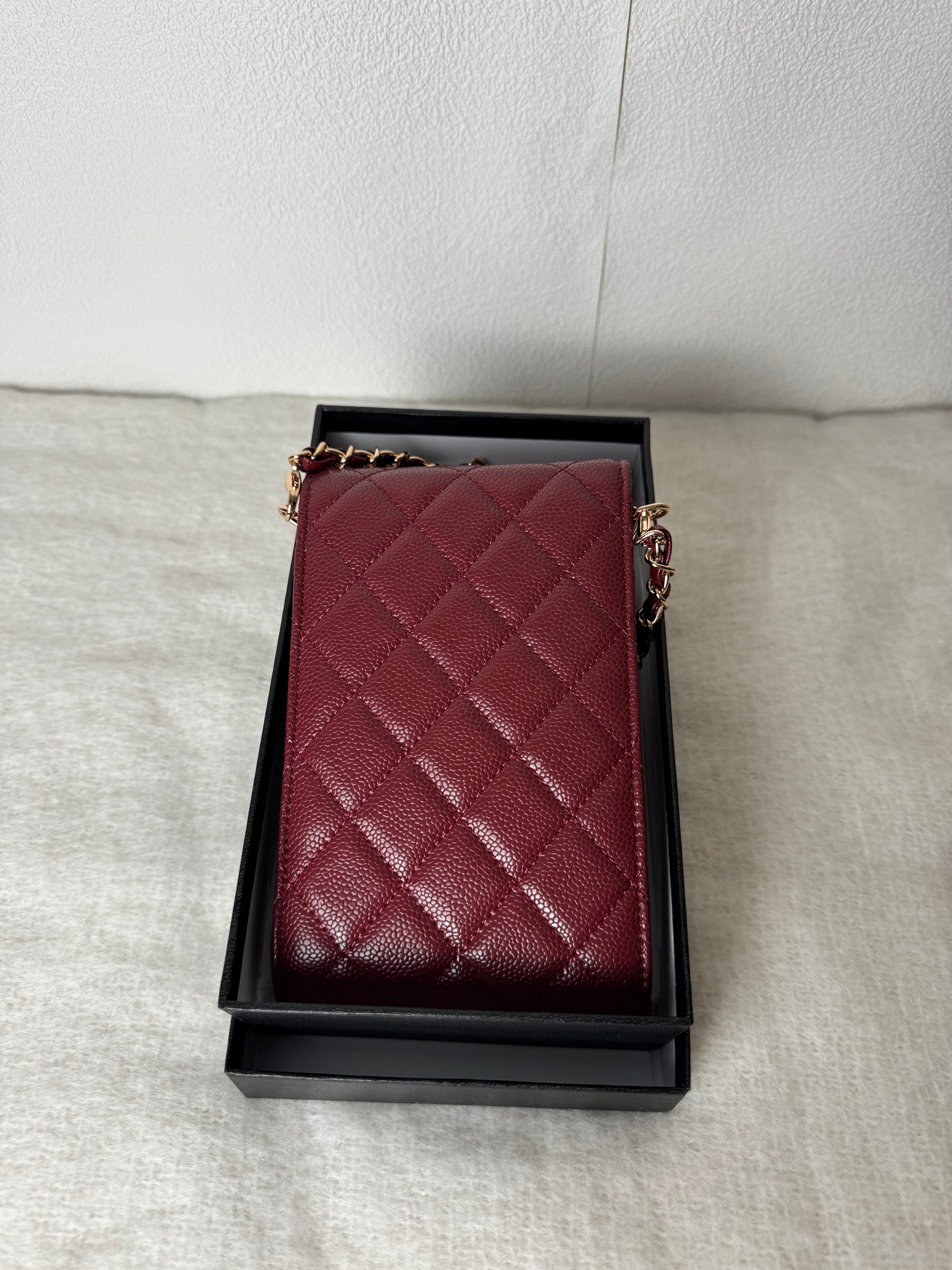 Sac iPhone Chanel [bordeau]