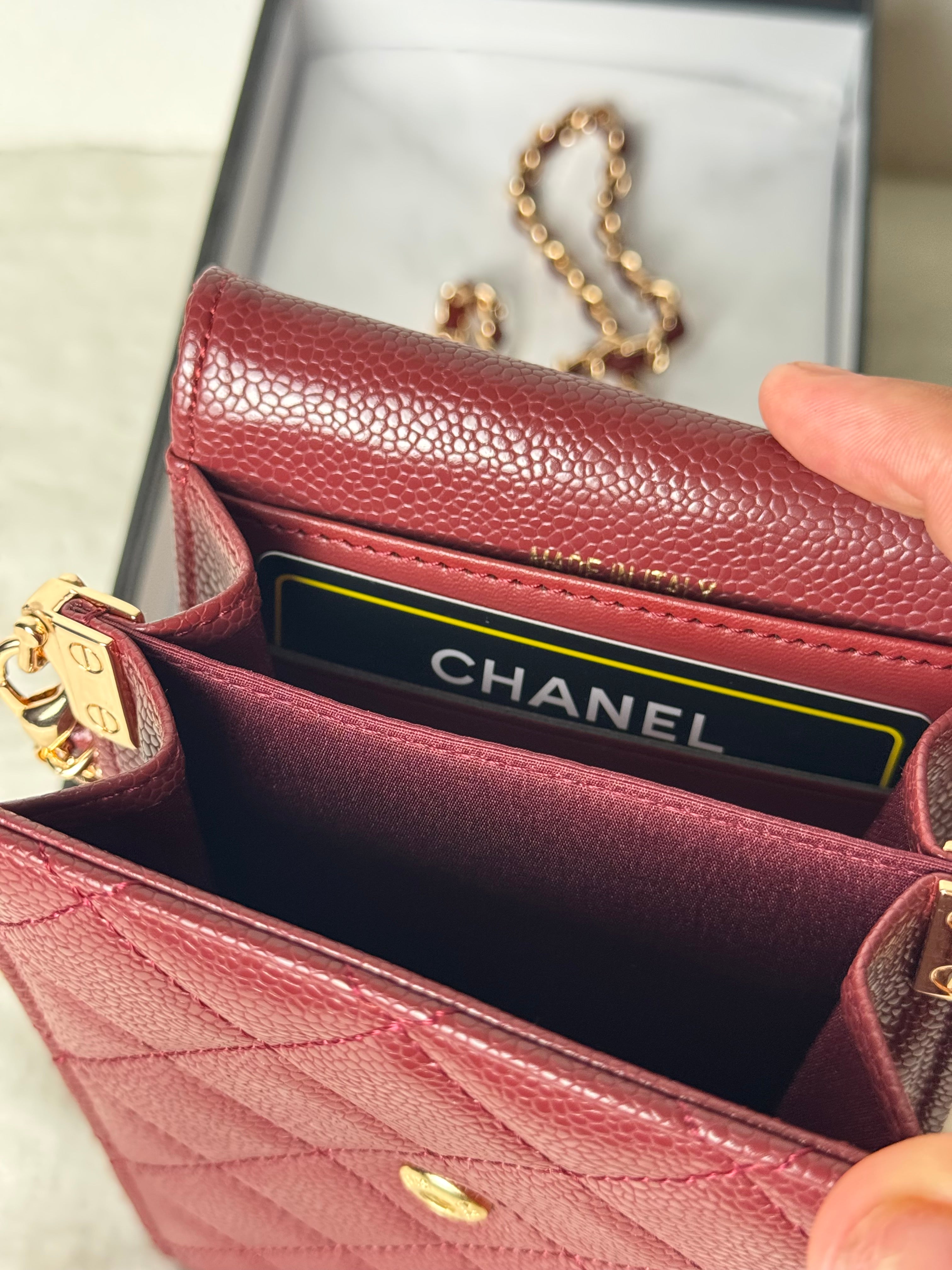 Sac iPhone Chanel [bordeau]