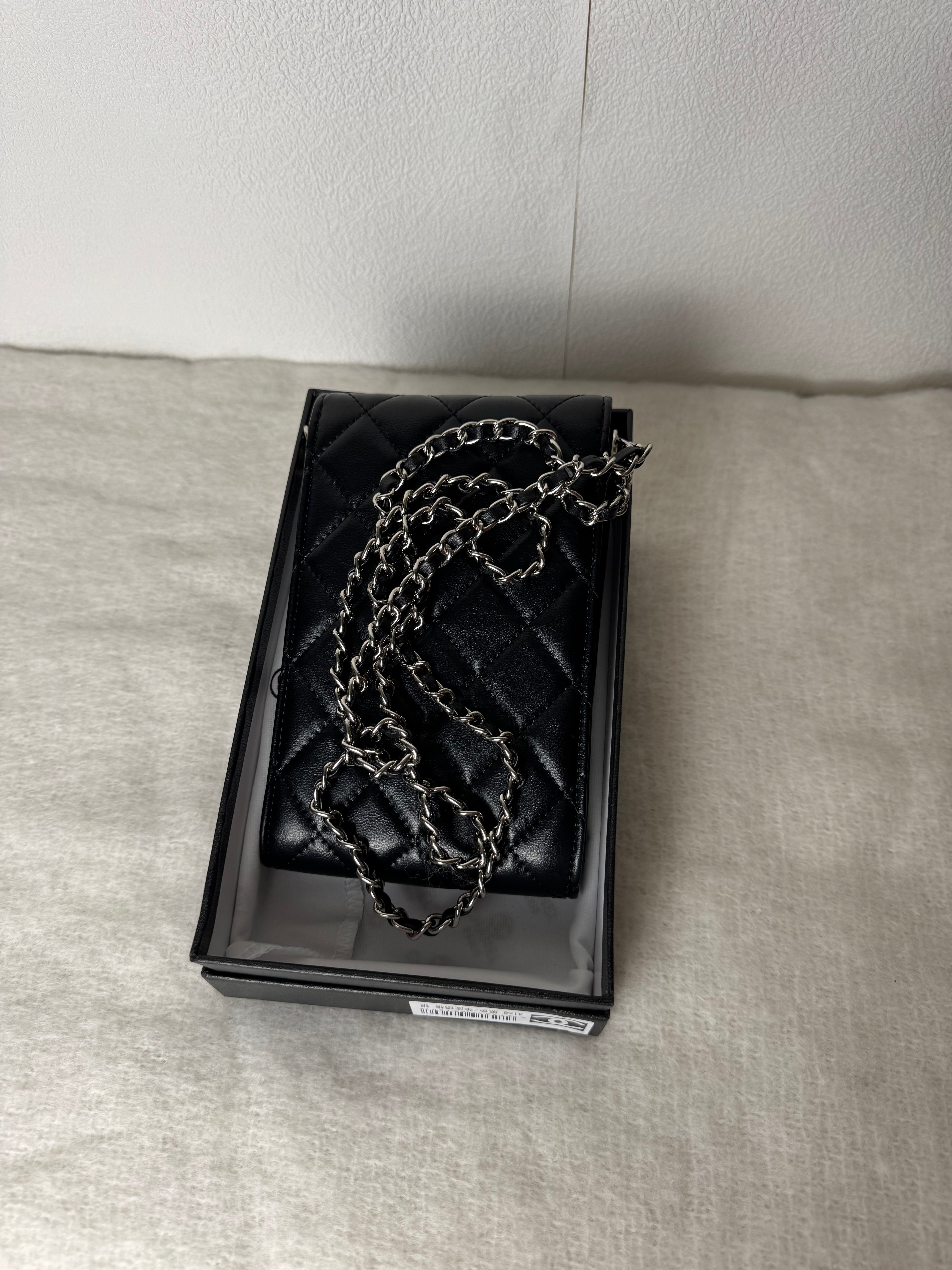Sac iPhone Chanel [noir / argent]