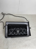 Chanel Wallet [noir/granulé/argent]