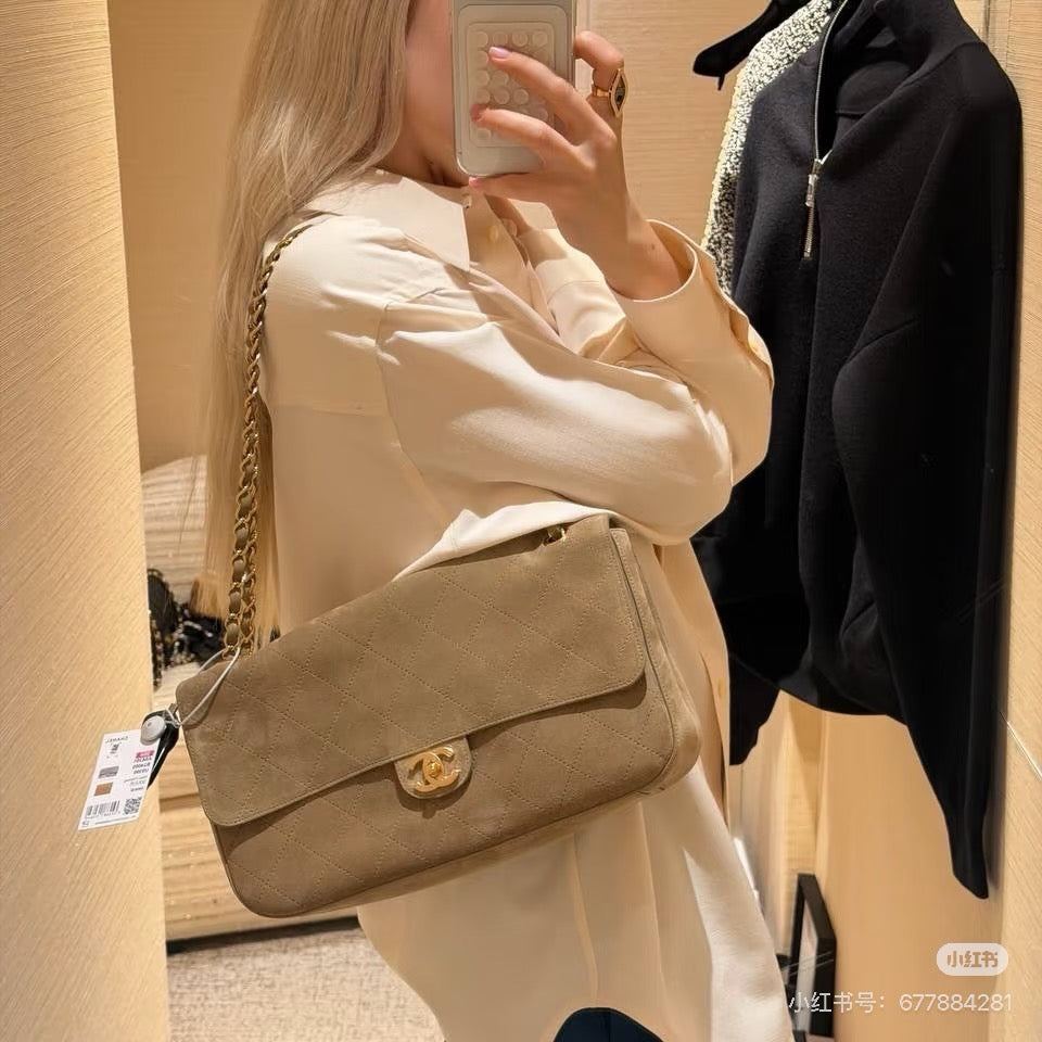 Sac Chanel Timeless Suède