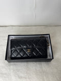 Chanel Wallet [noir/granulé/doré]