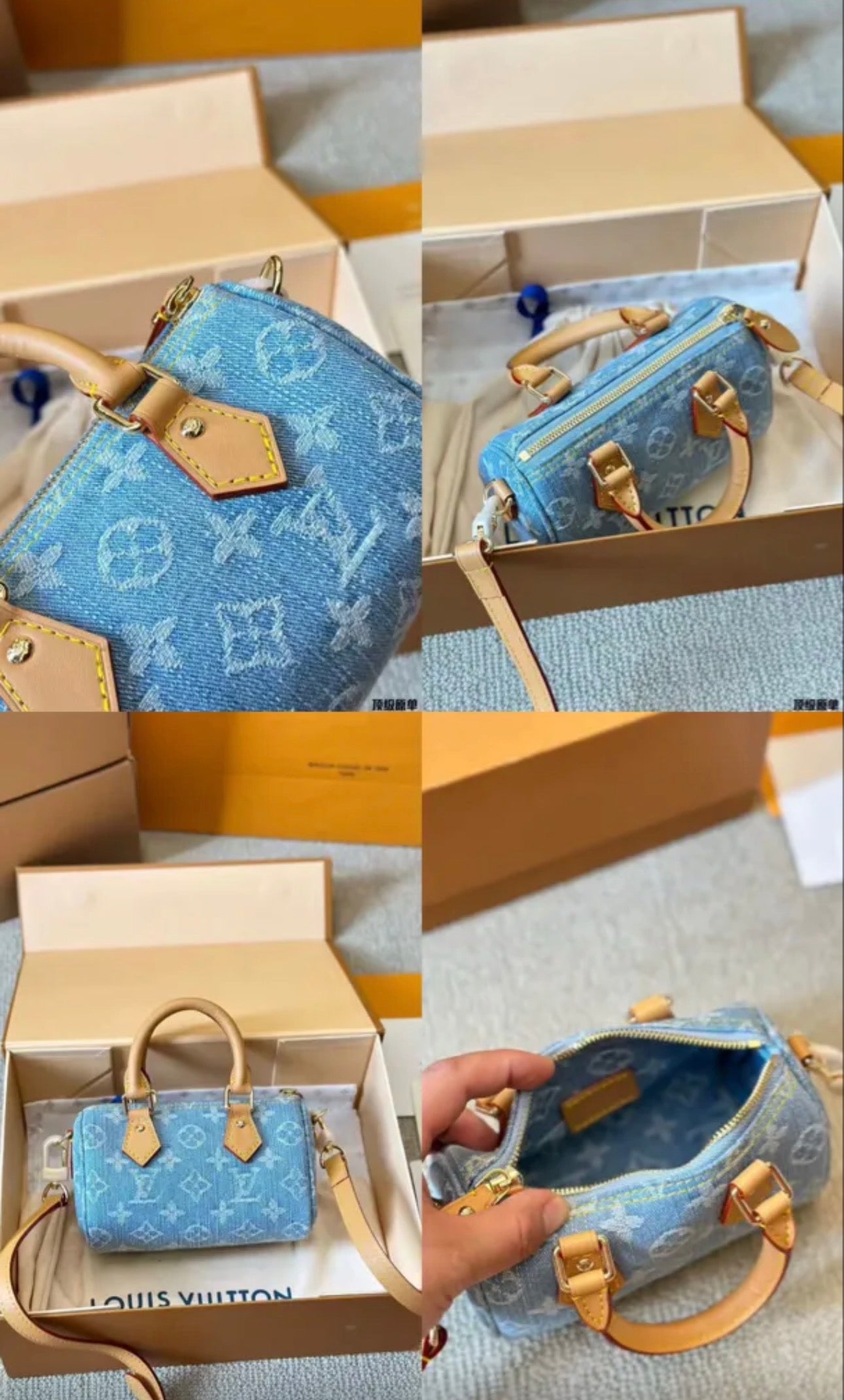 LV nano bleu