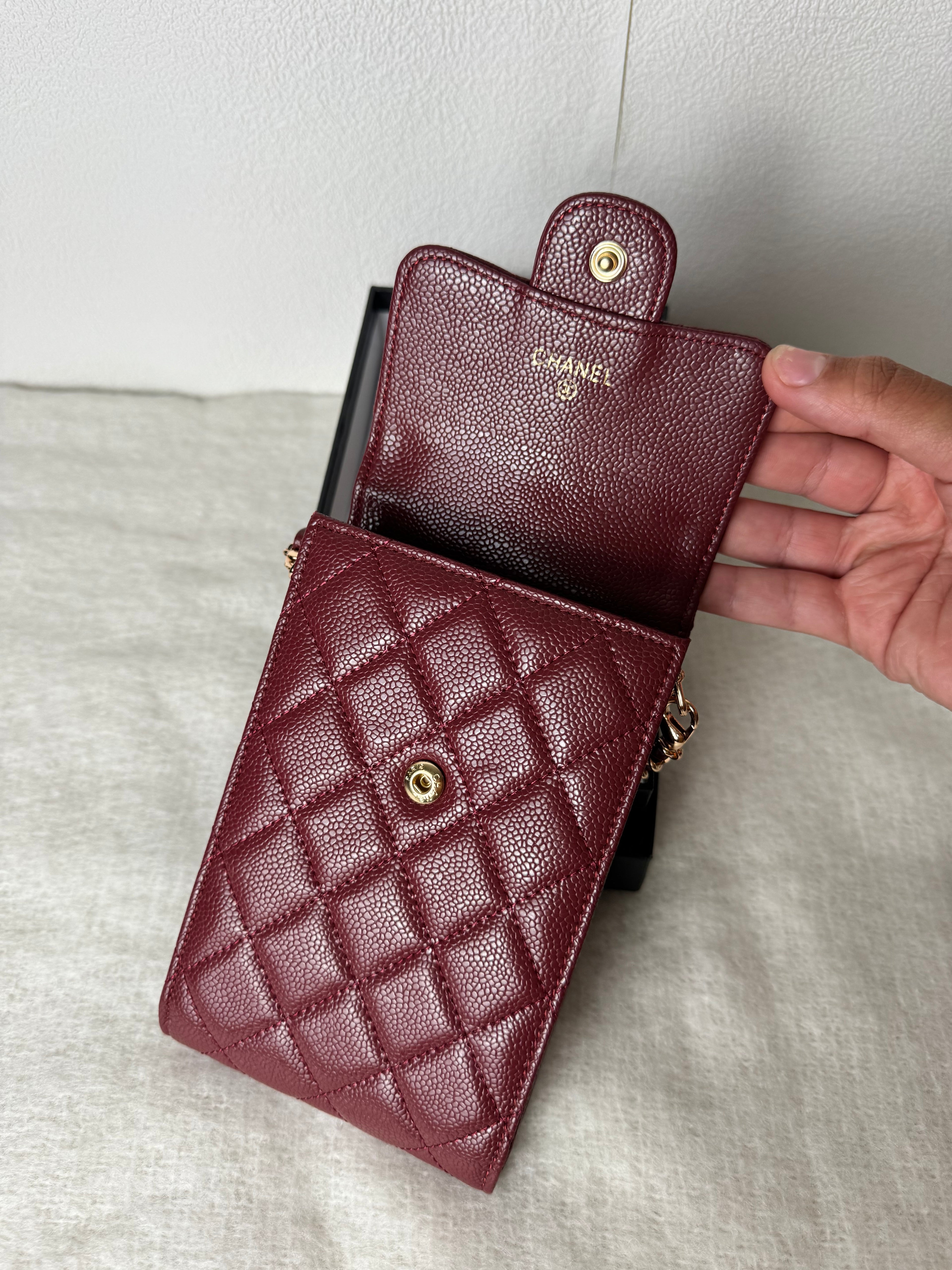 Sac iPhone Chanel [bordeau]