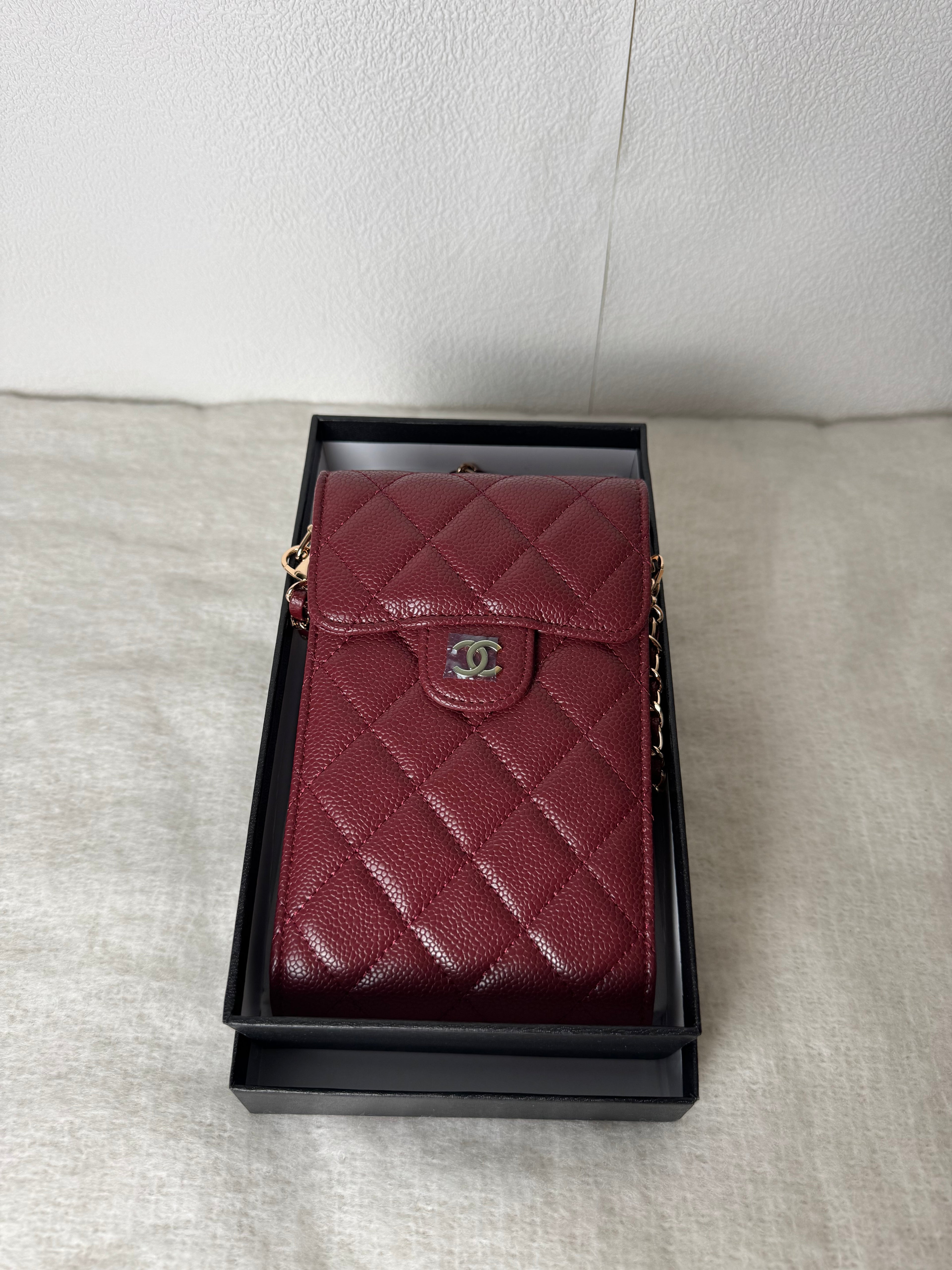 Sac iPhone Chanel [bordeau]